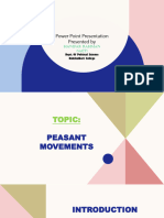 PEASANT MOVEMENTS (HANIFAR RAHMAN)