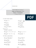 Exercicios Limites Continuidade (1)