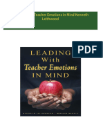 [FREE PDF sample] Leading With Teacher Emotions in Mind Kenneth Leithwood ebooks