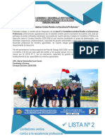 Plan de Gobierno Resumen Lista Nº 2 Flyer