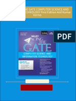 WILEY ACING THE GATE COMPUTER SCIENCE AND INFORMATION TECHNOLOGY First Edition Anil Kumar Verma 2024 scribd download