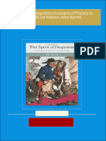 The Spirit of Despotism Invasions of Privacy in the 1790s 1st Edition John Barrell All Chapters Instant Download