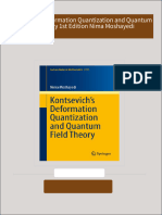 Kontsevich s Deformation Quantization and Quantum Field Theory 1st Edition Nima Moshayedi all chapter instant download