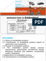 chapter 1 Introduction to embedded system 