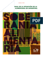 Informe Anual de la Situación de la Soberanía Alimentaria en Argentina (2022)