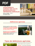 Aula 16 - Interferência Humana Nos Ciclos Biogeoquímicos - Defensivos Agrícolas