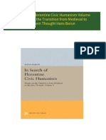 Download full In Search of Florentine Civic Humanism Volume 1 Essays on the Transition from Medieval to Modern Thought Hans Baron ebook all chapters