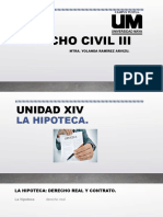 UNIDAD XIV. LA HIPOTECA