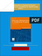 Discrete Mathematics in Statistical Physics Introductory Lectures 1st Edition Dr. Martin Loebl (Auth.) All Chapters Instant Download