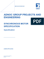 Synchronous Motor Specification