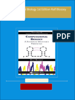 Immediate download Computational Biology 1st Edition Ralf Blossey ebooks 2024