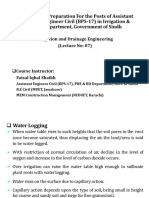 Lecture No 07 - Water Logging, Salinity and Land Reclamation