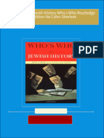 Complete Download Who s Who in Jewish History Who s Who Routledge 3rd Edition Ne Cohn-Sherbok PDF All Chapters