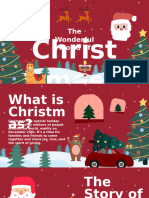 Red Illustration Christmas Presentation