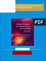 Cellular analysis by atomic force microscopy 1st Edition Malgorzata Lekka All Chapters Instant Download