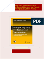 Download Full Ecological Migration Development and Transformation A Study of Migration and Poverty Reduction in Ningxia 1st Edition Peilin Li PDF All Chapters