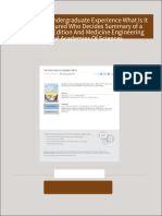 Quality in the Undergraduate Experience What Is It How Is It Measured Who Decides Summary of a Workshop 1st Edition And Medicine Engineering National Academies Of Sciences download pdf