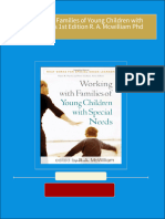 Working with Families of Young Children with Special Needs 1st Edition R. A. Mcwilliam Phd all chapter instant download