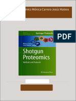 Shotgun Proteomics Mónica Carrera Jesús Mateos download pdf