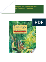 Download Complete Ecology Principles and Applications 2nd Edition Edition J. L. Chapman PDF for All Chapters