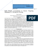 Lipid Droplet Accumulation in Cancer: Targeting  Lipophagy as a Therapeutic Strategy (www.kiu.ac.ug)