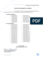 Declaração e Certificado SOFAR 20 KTLM