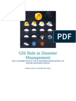 GIS Role in Disaster Management