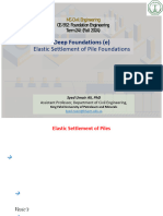 19. Deep Foundations (e) - Elastic Settlement of Piles