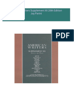 Instant ebooks textbook American Writers Supplement XX 20th Edition Jay Parini download all chapters