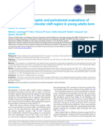 Long-term radiographic and periodontal evaluations of the bone-grafted alveolar cleft region in young adults born with a UCLP