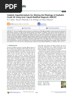 2020.Catalytic Aquathermolysis for Altering the Rheology of Asphaltic Crude Oil Using Ionic Liquid Modified Magnetic MWCNT