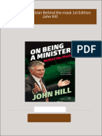 Get On Being a Minister Behind the mask 1st Edition John Hill PDF ebook with Full Chapters Now