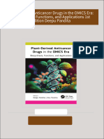 Plant-Derived Anticancer Drugs in the OMICS Era: Biosynthesis, Functions, and Applications 1st Edition Deepu Pandita all chapter instant download