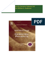 Download Complete Instructions for Geriatric Patients 3rd Edition William A. Sodeman PDF for All Chapters