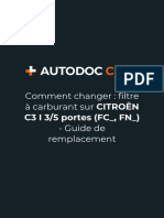 Comment changer _ filtre à carburant sur CITROËN C3 I 3_5 portes (FC_, FN_) - Guide de remplacement