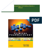 Full Download Clinical Pharmacology 11th Edition Morris J. Brown PDF DOCX