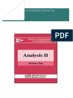 Buy ebook Analysis II 1st Edition Terence Tao cheap price