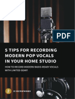 5 Tips for Home Recording