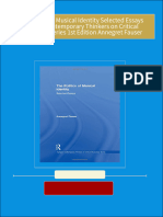 Instant Download The Politics of Musical Identity Selected Essays Ashgate Contemporary Thinkers on Critical Musicology Series 1st Edition Annegret Fauser PDF All Chapters