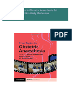 Get Core Topics in Obstetric Anaesthesia 1st Edition Kirsty Maclennan free all chapters