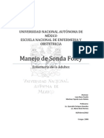 Manejo de Sonda Foley