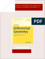 [FREE PDF sample] Differential Geometry Connections Curvature and Characteristic Classes 1st Edition Loring W. Tu ebooks