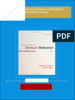 [FREE PDF sample] Sociology of Deviant Behavior 14th Edition Marshall B. Clinard ebooks