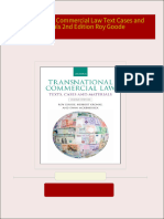 Download ebooks file Transnational Commercial Law Text Cases and Materials 2nd Edition Roy Goode all chapters