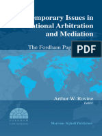 Arthur W. Rovine - Contemporary Issues in International Arbitration and Mediation_ The Fordham Papers 2007 (No. 1)-Martinus Nijhoff Publishers _ Brill Academic (2008)