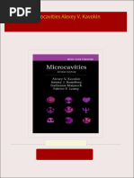 Instant Access to Microcavities Alexey V. Kavokin ebook Full Chapters