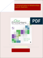 Immediate download Close Encounters: Communication in Relationships Laura K. Guerrero ebooks 2024