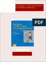 Oxford textbook of children’s sport and exercise medicine 3rd Edition Armstrong download pdf