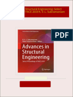 Immediate download Advances in Structural Engineering: Select Proceedings of FACE 2019 K. V. L. Subramaniam ebooks 2024