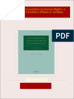 Full Download The European Convention on Human Rights : a commentary 1st Edition William A. Schabas PDF DOCX